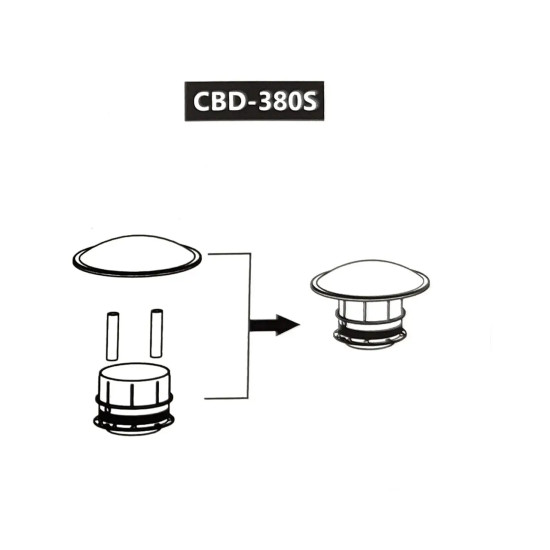 Донний злив/забір води для ставка SunSun CBD-380S, 380 мм недорого, гарантія 14 днів