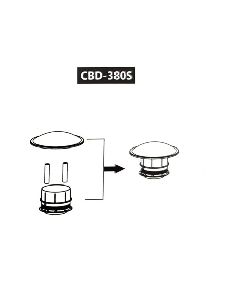 Донний злив/забір води для ставка SunSun CBD-380S, 380 мм недорого, гарантія 14 днів