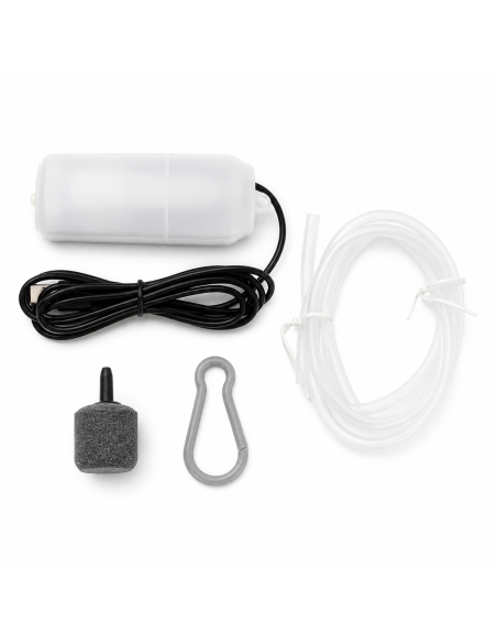 Одноканальний компресор, що працює від USB Air-1 White, Білий недорого, гарантія 3 місяці