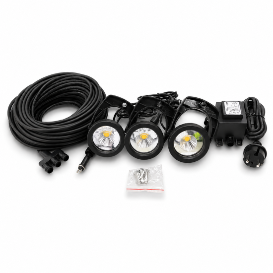Потужний фонтан-аератор Jebao FJ-500A LED (укомплектований LED-світильниками) недорого, гарантія 6 місяців