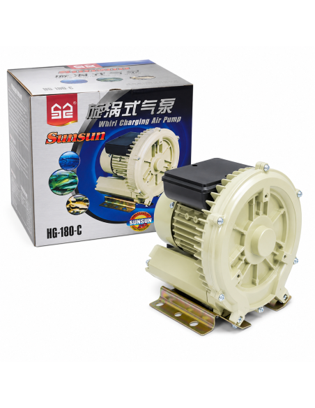 Компресор-воздуходувка для ставка та УЗВ SunSun HG-180C, 430 л/хв 220V недорого, гарантія 6 місяців