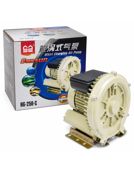 Компресор-воздуходувка для ставка та УЗВ SunSun HG-250C, 580 л/хв 220V недорого, гарантія 6 місяців