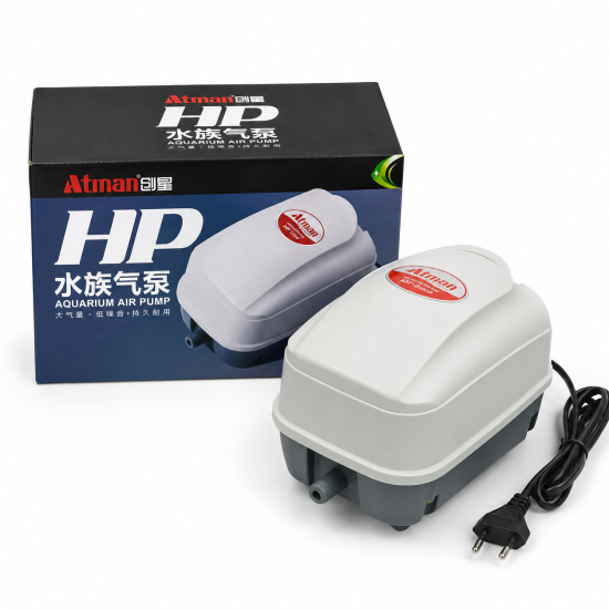 Компресор мембранний для ставка та УЗВ Atman HP-8000, 70 л/хв недорого, гарантія 6 місяців