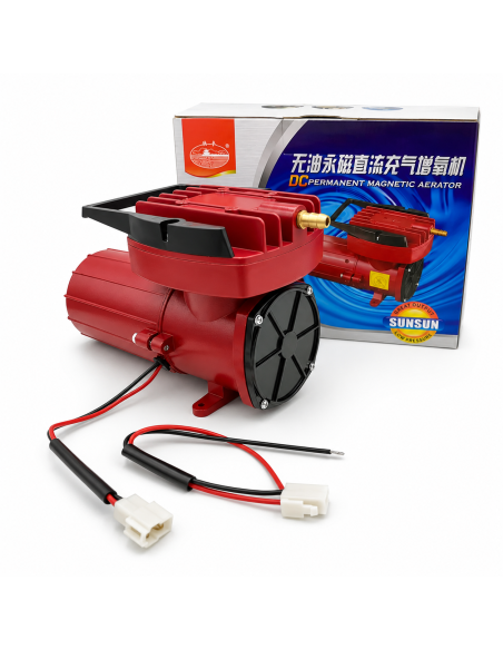 Компресор для перевезення риби SunSun HZ-100, 105 л/хв, 12V недорого, гарантія 6 місяців