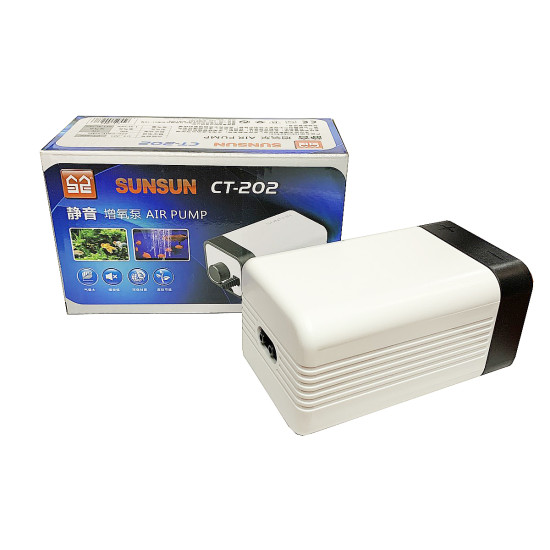 Двоканальний компресор SunSun CT-202, 2*1.5 л/хв недорого, гарантія 6 місяців