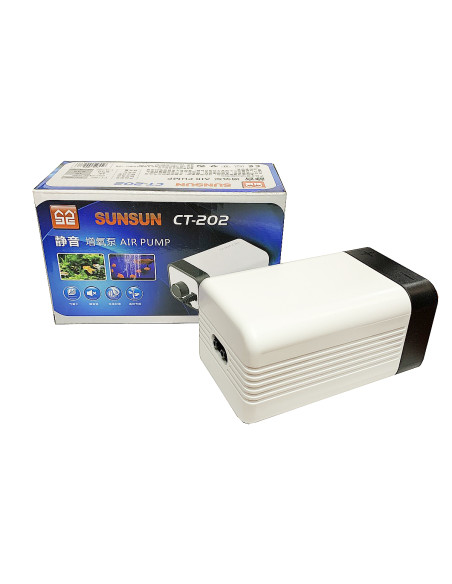Двоканальний компресор SunSun CT-202, 2*1.5 л/хв недорого, гарантія 6 місяців