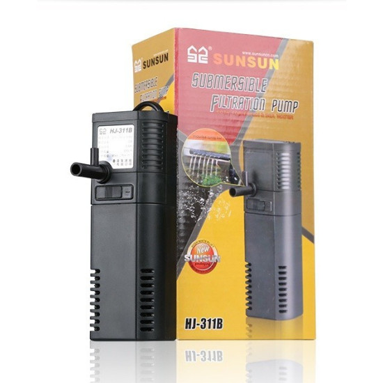 Внутрішній акваріумний з вугіллям фільтр SunSun HJ-311B, 300 л/год недорого, гарантія 6 місяців