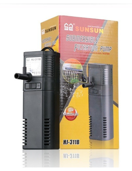 Внутрішній акваріумний з вугіллям фільтр SunSun HJ-311B, 300 л/год недорого, гарантія 6 місяців