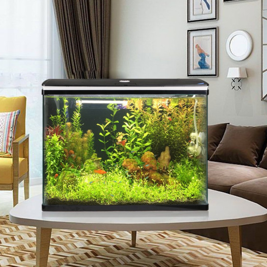Акваріум комплект SunSun HRG-600 Black — 72 літри, Чорний недорого, гарантія 6 місяців