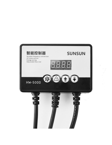 Зовнішній фільтр для акваріума SunSun HW-5000 з UV та регулятором, до 1500 л, 5000 л/год недорого, гарантія 6 місяців