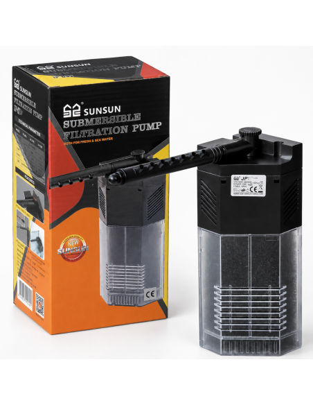 Внутрішній кутовий акваріумний фільтр SunSun JP-092, 350 л/год недорого, гарантія 6 місяців