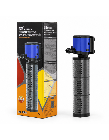 Внутрішній акваріумний фільтр SunSun JQP-1500F, 1500 л/год недорого, гарантія 6 місяців