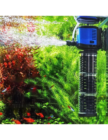 Внутрішній акваріумний фільтр SunSun JQP-1500F, 1500 л/год недорого, гарантія 6 місяців