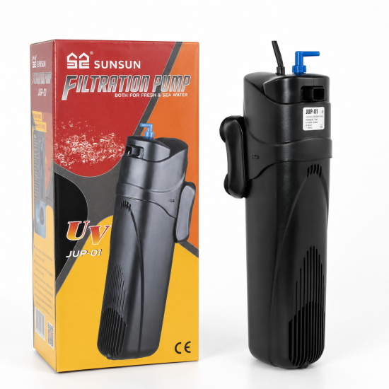 Внутрішній фільтр-стерилізатор SunSun JUP-01, UV 9W, 800 л/год недорого, гарантія 6 місяців