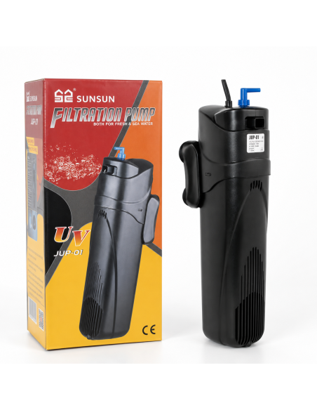 Внутрішній фільтр-стерилізатор SunSun JUP-01, UV 9W, 800 л/год недорого, гарантія 6 місяців