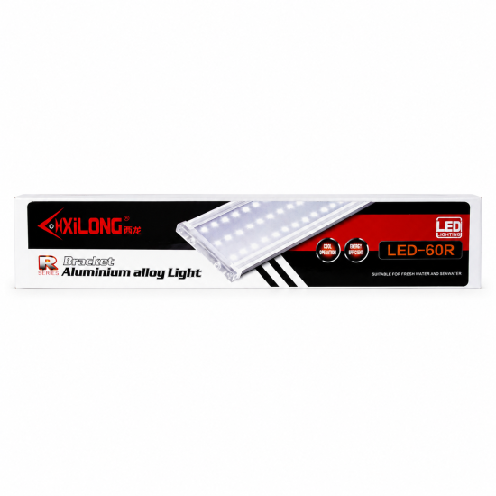 Світильник LED для акваріума XiLong LED-60R, білий, 60 см недорого, гарантія 3 місяці