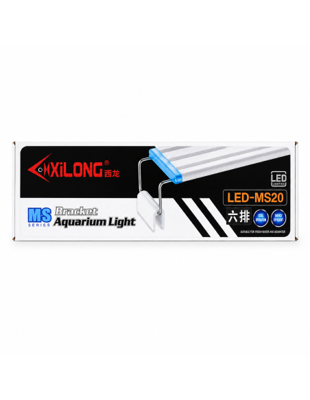Світильник LED для акваріума XiLong LED-MS20, біло-синій, 20 см недорого, гарантія 3 місяці