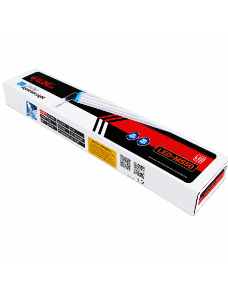 Світильник LED для акваріума XiLong LED-MS50, біло-синій, 50 см недорого, гарантія 3 місяці