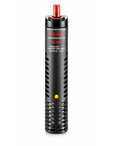 Обігрівач з терморегулятором в захисному кожусі XiLong XL-404 50w для акваріума до 50 л недорого, гарантія 3 місяці