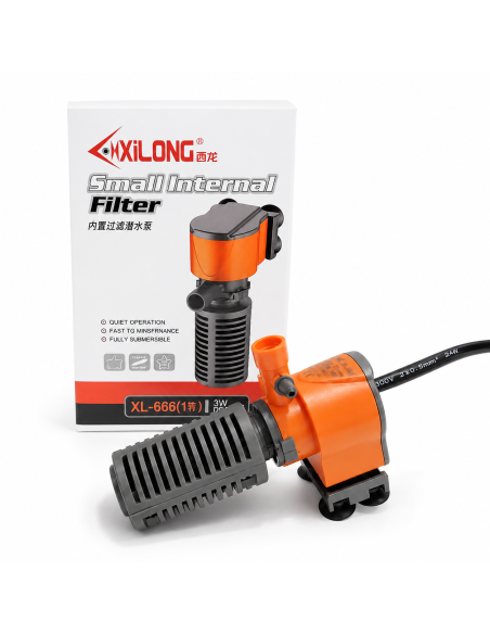 Внутрішній акваріумний фільтр XiLong XL-666 (1 CUP), 300 л/год недорого, гарантія 3 місяці