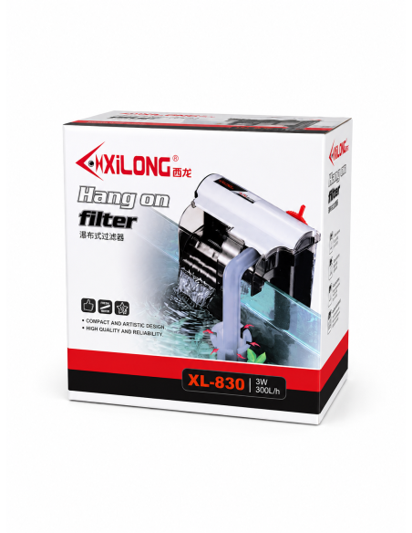 Навісний фільтр для акваріума XiLong XL-830, 300 л/год недорого, гарантія 3 місяці